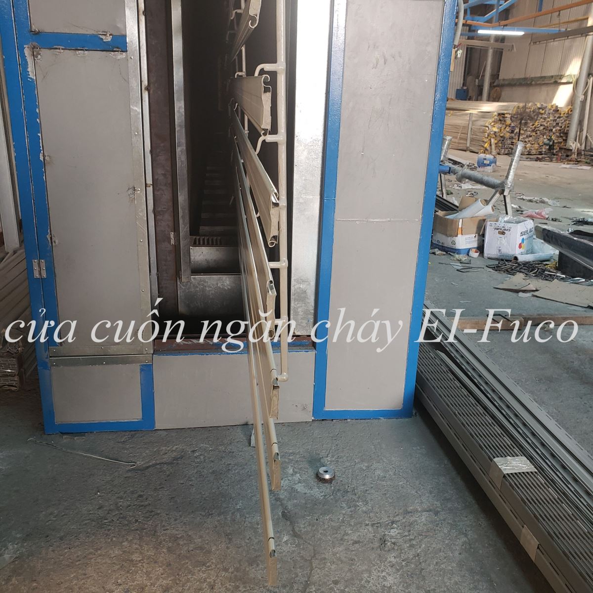 Cửa cuốn ngăn cháy, chống cháy cách nhiệt EI, Fuco