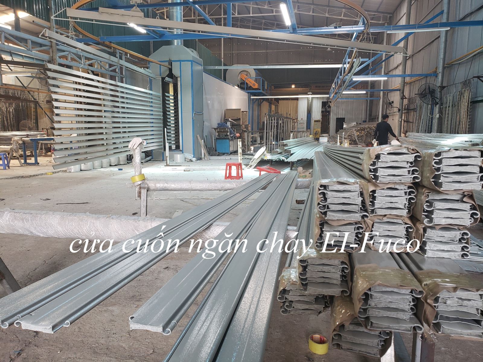 cửa cuốn chống cháy EI, như cửa cuốn ngăn cháy EI15, cửa cuốn ngăn  EI30