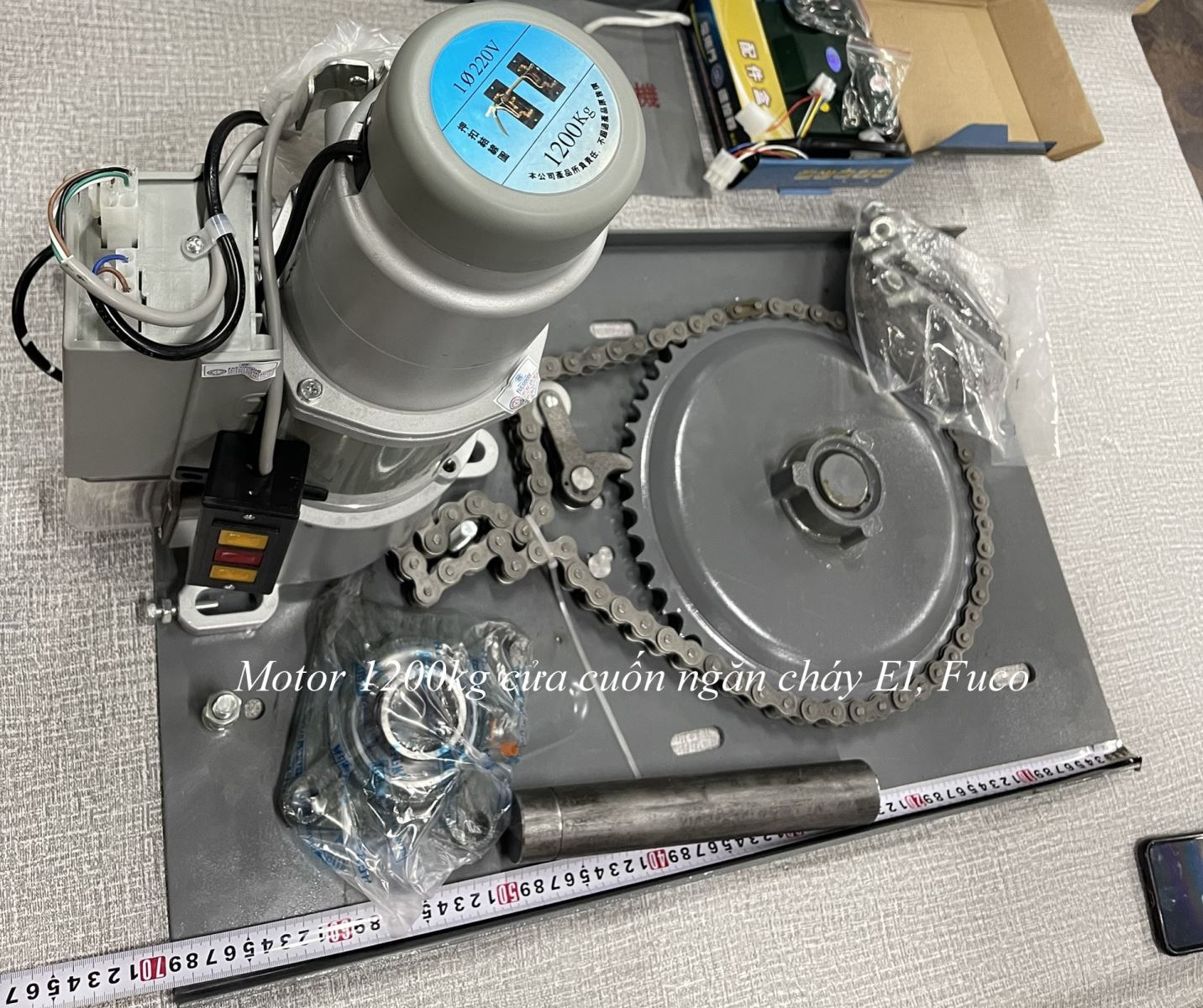 Motor, động cơ cửa cuốn ngăn cháy, chống cháy EI60, ei70, EI45, EI30