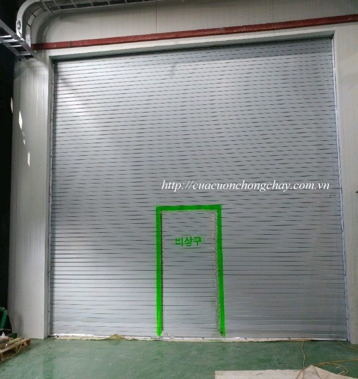 Fire shutter door korea , cửa cuốn ngắn cháy khẩn cấp