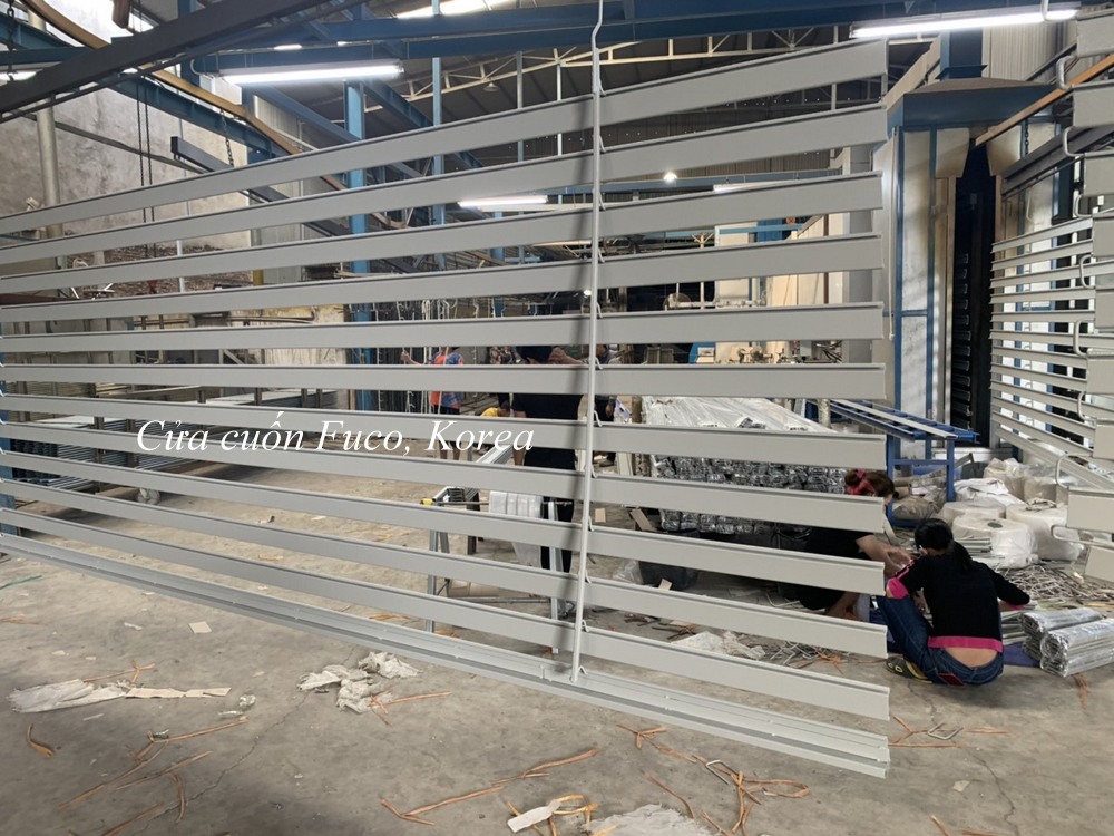 Cửa cuốn chống cháy 1 lớp
