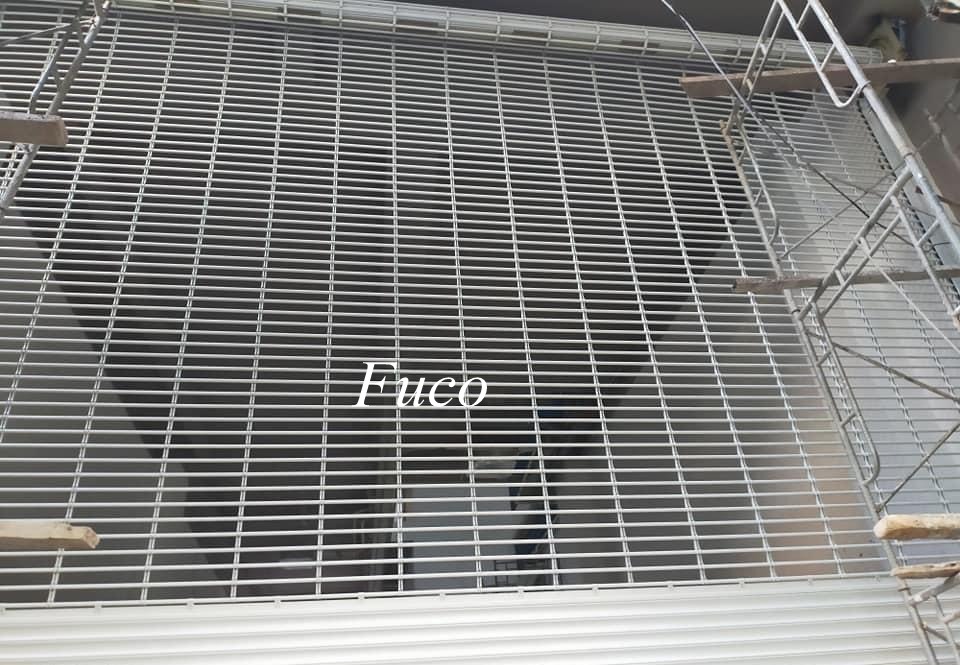 Cửa cuốn song ngang ống tròn 19 và phi 21 sơn tĩnh điện