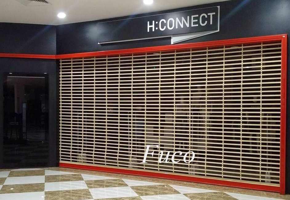 Cửa cuốn song ngang ống tròn 19 và phi 21 sơn tĩnh điện