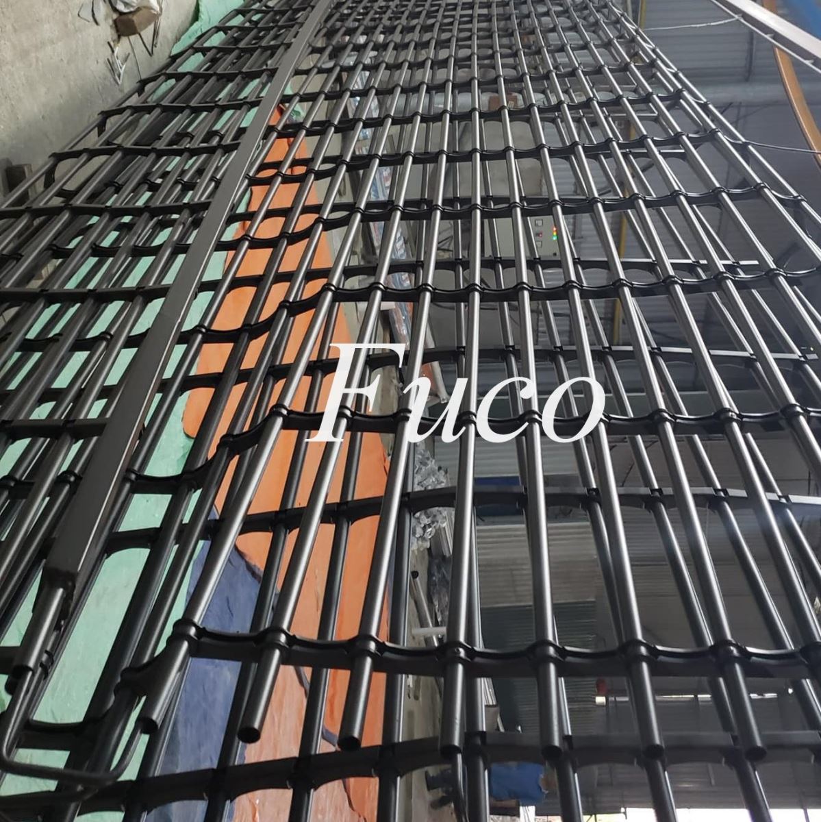 Cửa cuốn song ngang ống tròn 19 và phi 21 sơn tĩnh điện