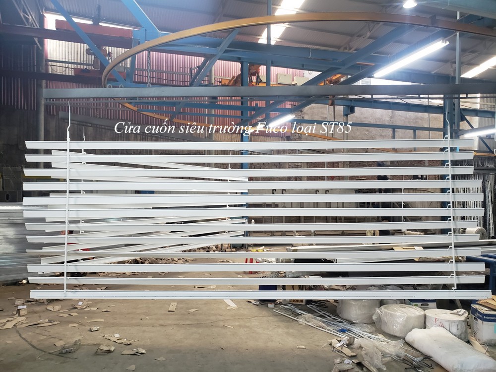 Cửa cuốn siêu trường nhà xưởng tại Ninh Bình, cửa cuốn nhà công nghiệp
