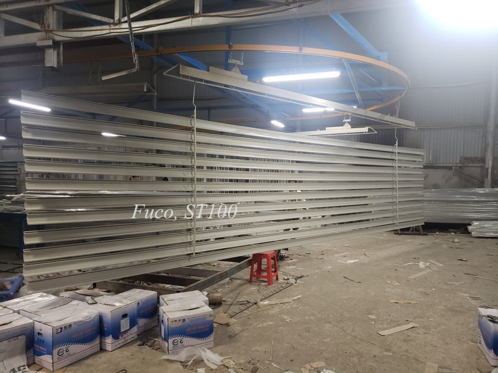 Cửa cuốn siêu trường nhà xưởng tại Thái Bình