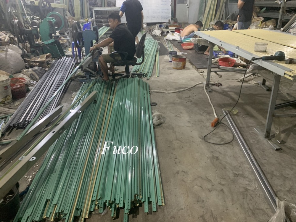 Cách làm cửa xếp u đúc, Cách làm cửa xếp đài loan